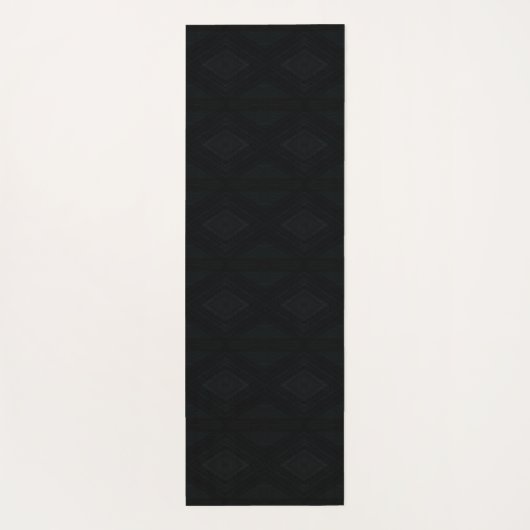 Tapis De Yoga Acceptation | Texture Abstraite foncée (Dos)