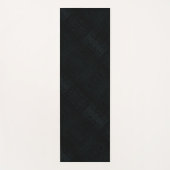 Tapis De Yoga Acceptation | Texture foncée Shibori (Devant)