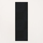 Tapis De Yoga Acceptation | Texture géométrique foncée (Devant)