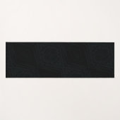 Tapis De Yoga Acceptation | Texture géométrique foncée (Devant (Horizontal))