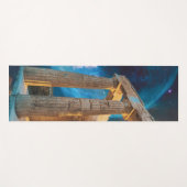 Tapis De Yoga Acropole du Parthénon La Grèce rencontre l'espace (Devant (Horizontal))
