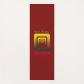 Tapis De Yoga Activate My Heart (Devant)