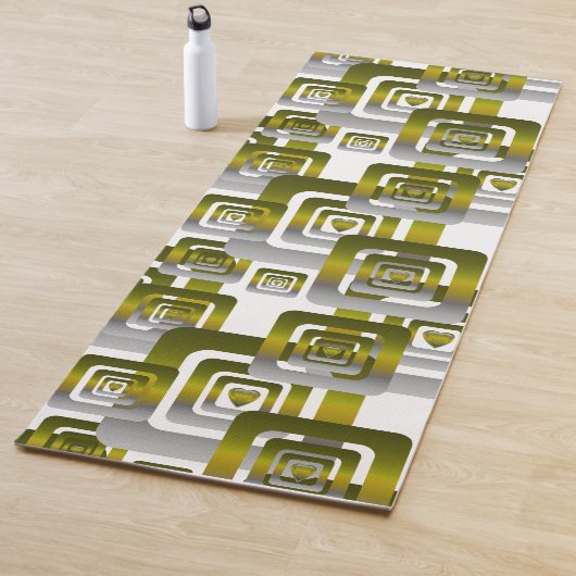 Tapis De Yoga Activate My Heart Pattern Silver (En situation)