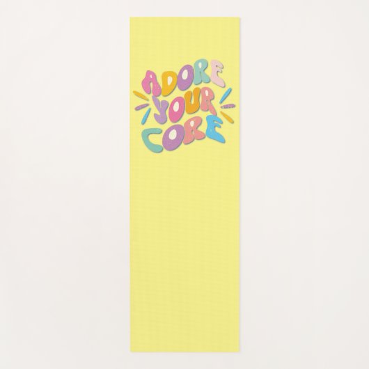 Tapis De Yoga Adorez votre coeur (Devant)