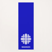 Tapis De Yoga Affiche du logo bleu CBC 1986 (Devant)