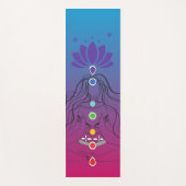 Tapis De Yoga Affirmation énergétique de Chakra  (Devant)