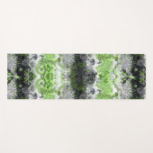 Tapis De Yoga Agender Dragon Damask - Agender Pride couleurs dra (Devant (Horizontal))