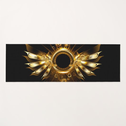 Tapis De Yoga Ailes de Steampunk (Devant (Horizontal))