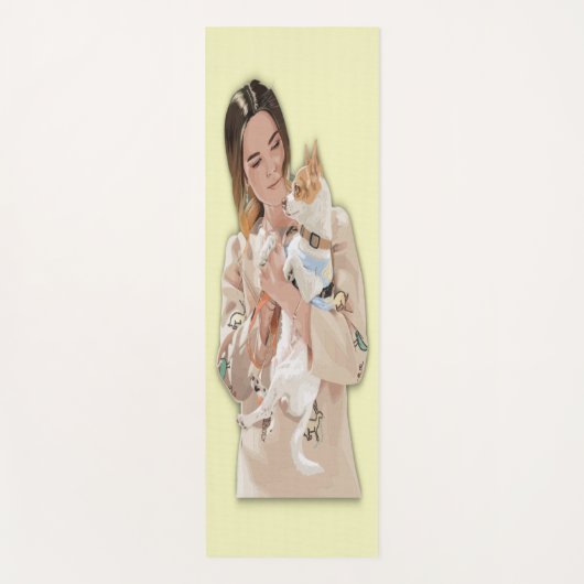 Tapis De Yoga Ajouter une photo personnalisée (Devant)