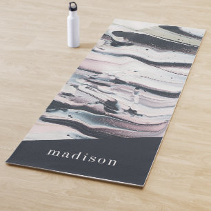 Tapis De Yoga Ajoutez votre culture de marbrure nommée de V