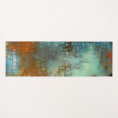 Tapis De Yoga Ajoutez votre nom | Bleu deja (Devant (Horizontal))