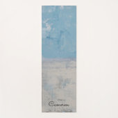 Tapis De Yoga Ajoutez votre nom | Silver Aura (Devant)