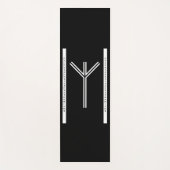 Tapis de yoga Algiz BW (Devant)