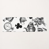 Tapis De Yoga Alice White Rabbit Wonderland Classic (Dos (Horizontal))