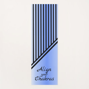 Tapis De Yoga Aligner votre chakras bleu