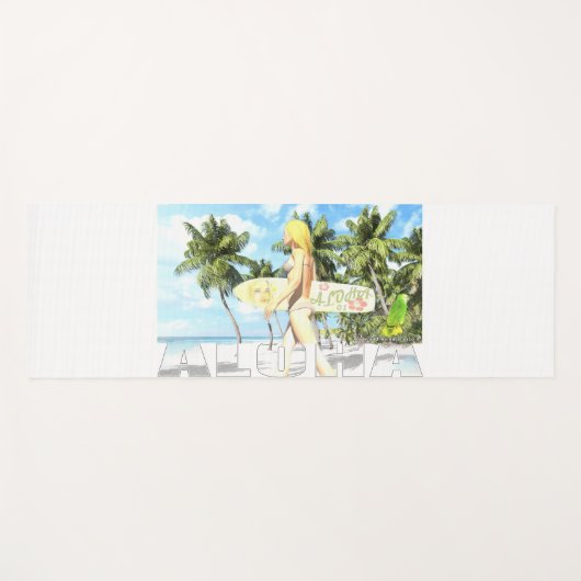 Tapis De Yoga Aloha 01 (Devant (Horizontal))