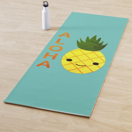 Tapis De Yoga Aloha Cute Kawaii Ananas (En situation)