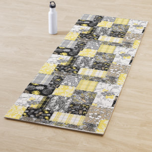 Tapis De Yoga Aloha Patchwork Imprimés tropicaux hawaïens - Neut