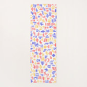 Tapis De Yoga alphabet arménien (Dos)