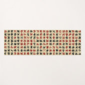 Tapis De Yoga Alphabet chinois (Devant (Horizontal))