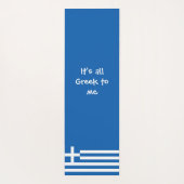 Tapis De Yoga Alphabet grec (Dos)