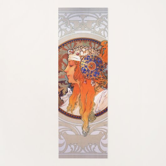Tapis De Yoga Alphonse Mucha (Devant)
