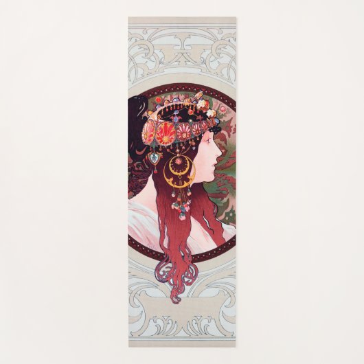 Tapis De Yoga Alphonse Mucha (Devant)