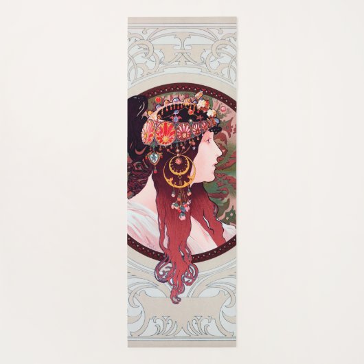Tapis De Yoga Alphonse Mucha (Dos)