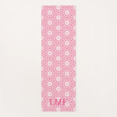 Tapis De Yoga Amal Star Lattice in Pink Personalized (Devant)
