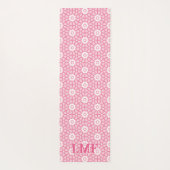 Tapis De Yoga Amal Star Lattice in Pink Personalized (Dos)