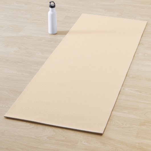 Tapis De Yoga amande recouverte de couleur (En situation)