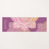 Tapis De Yoga Amaya Mandala Personalized Yoga Mat (Devant (Horizontal))