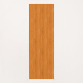 Tapis De Yoga Ambre bambou apparence de grain de bois (Devant)