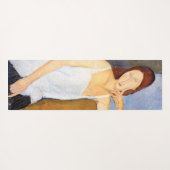 Tapis De Yoga Amedeo Modigliani - Jeanne Hebuterne (Dos (Horizontal))