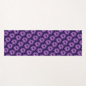 Tapis De Yoga Améthyste contre minuit (Devant (Horizontal))