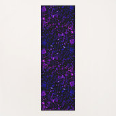 Tapis De Yoga Améthyste noir super violet (Devant)