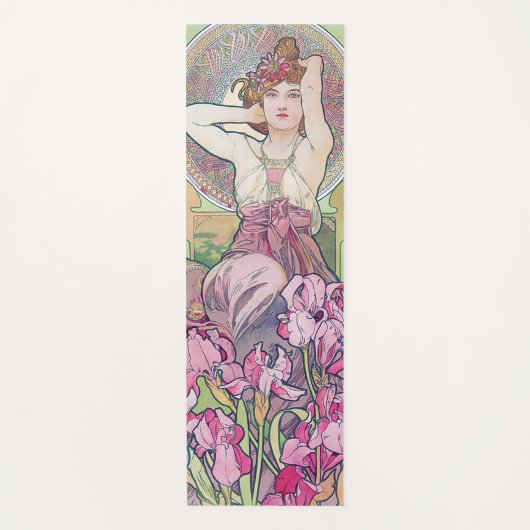 Tapis De Yoga Améthyste (Quatre Bijoux), Alphonse Mucha (Devant)