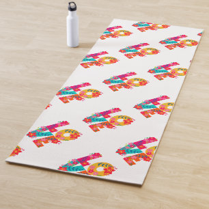 Tapis De Yoga Amour arc-en-ciel