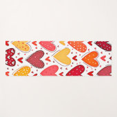 Tapis De Yoga Amour Coloré Design Motif (Devant (Horizontal))