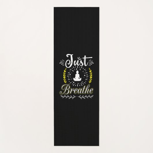 Tapis De Yoga Amoureux de yoga | Respirez simplement (Devant)