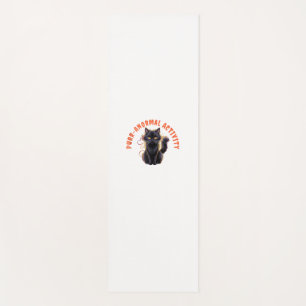 Tapis De Yoga Amoureux des chats Halloween Purr-anormal Activité