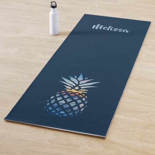 Tapis De Yoga Ananas moderne Personnalisé (En situation)