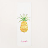 Tapis De Yoga Ananas personnalisé (Devant)