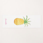 Tapis De Yoga Ananas personnalisé (Devant (Horizontal))