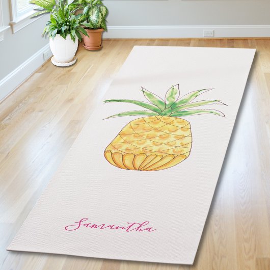 Tapis De Yoga Ananas personnalisé