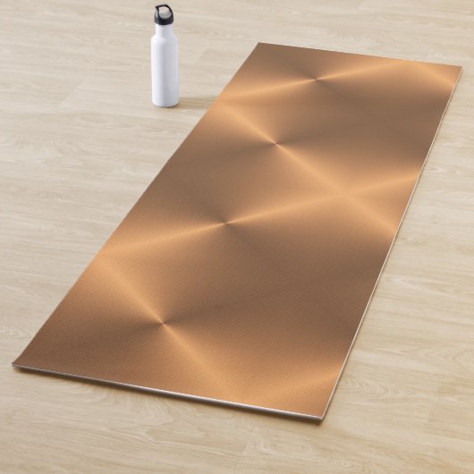 Tapis De Yoga Angle de brillance en cuivre (En situation)