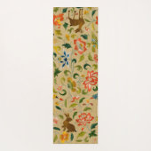 Tapis De Yoga Animal Antique Cheval Oiseau Deer Rabbit (Dos)