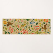 Tapis De Yoga Animal Antique Cheval Oiseau Deer Rabbit (Devant (Horizontal))