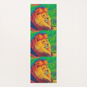 Tapis De Yoga AnimalColor_Lion_003_par_JAMColors
