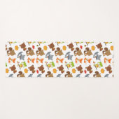 Tapis De Yoga Animaux de forêt, Animaux de forêt, Animaux d'auto (Devant (Horizontal))